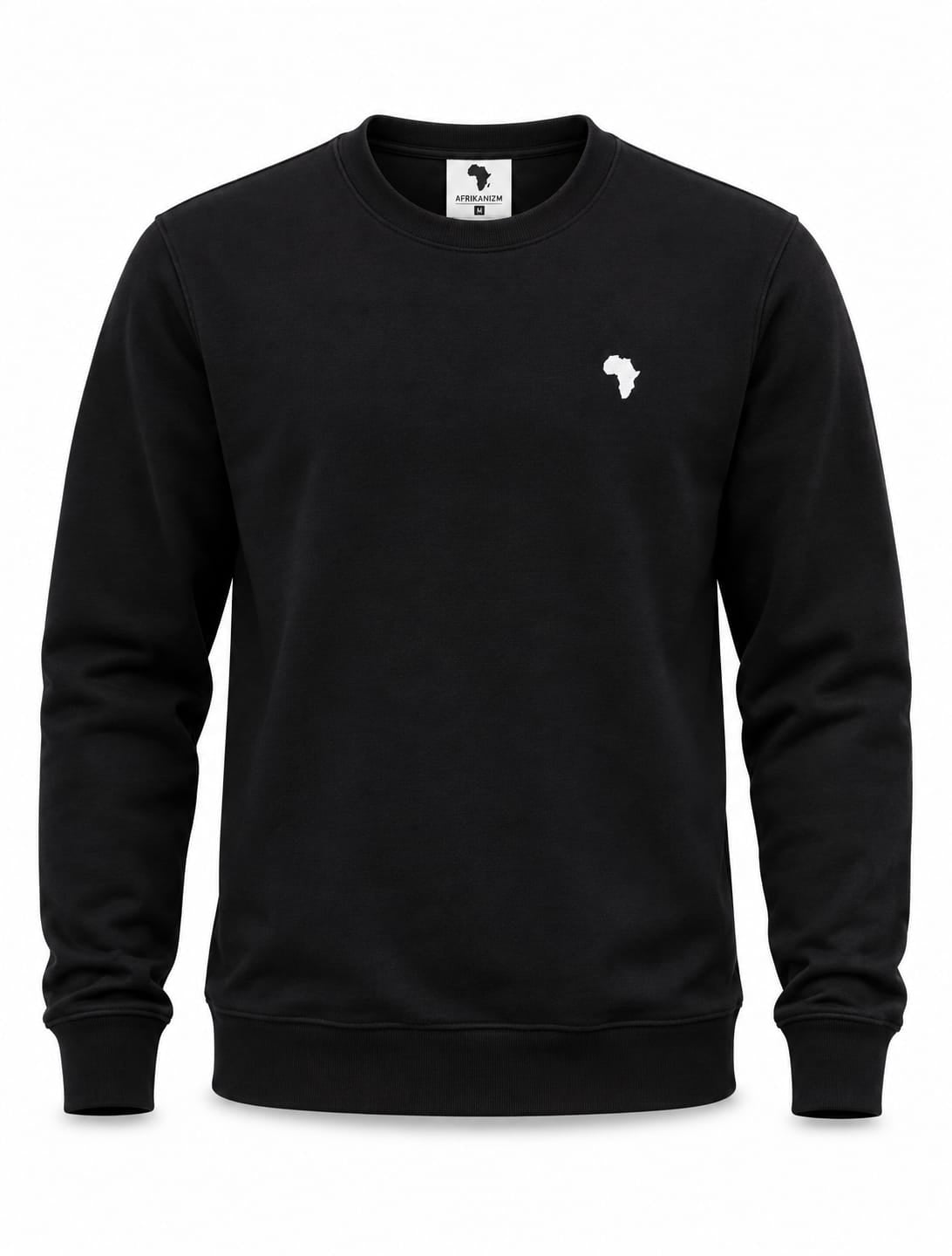 Black Flagship Logo Diamond Sweater