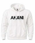 White Akani Bold Classic Hoodie