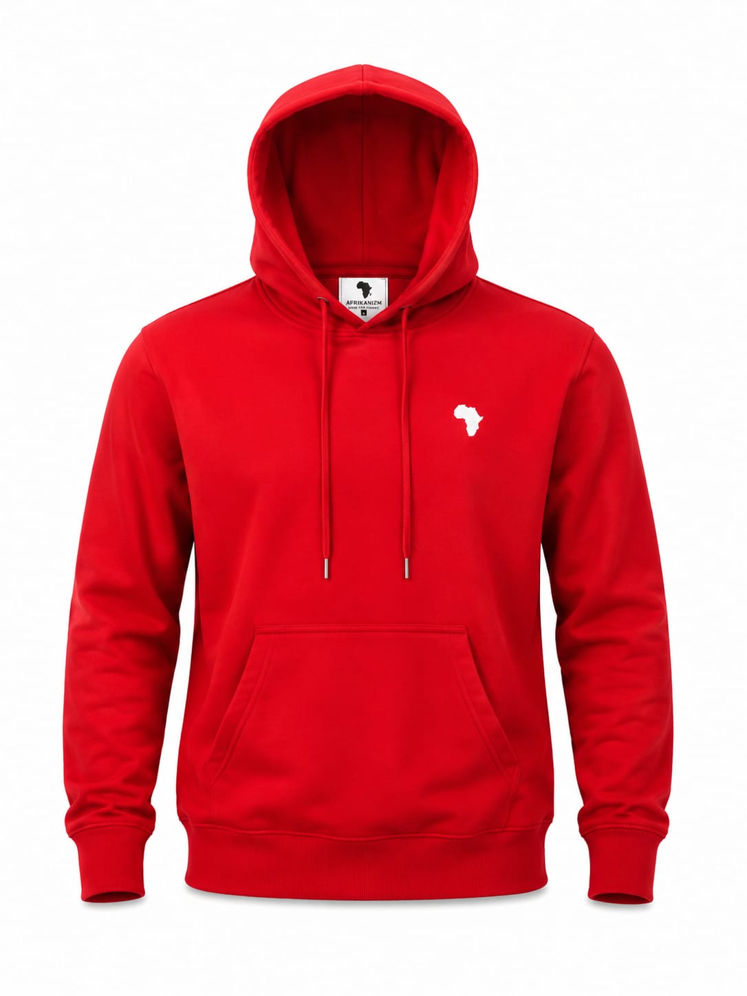 Red Flagship Logo Diamond Hoodie