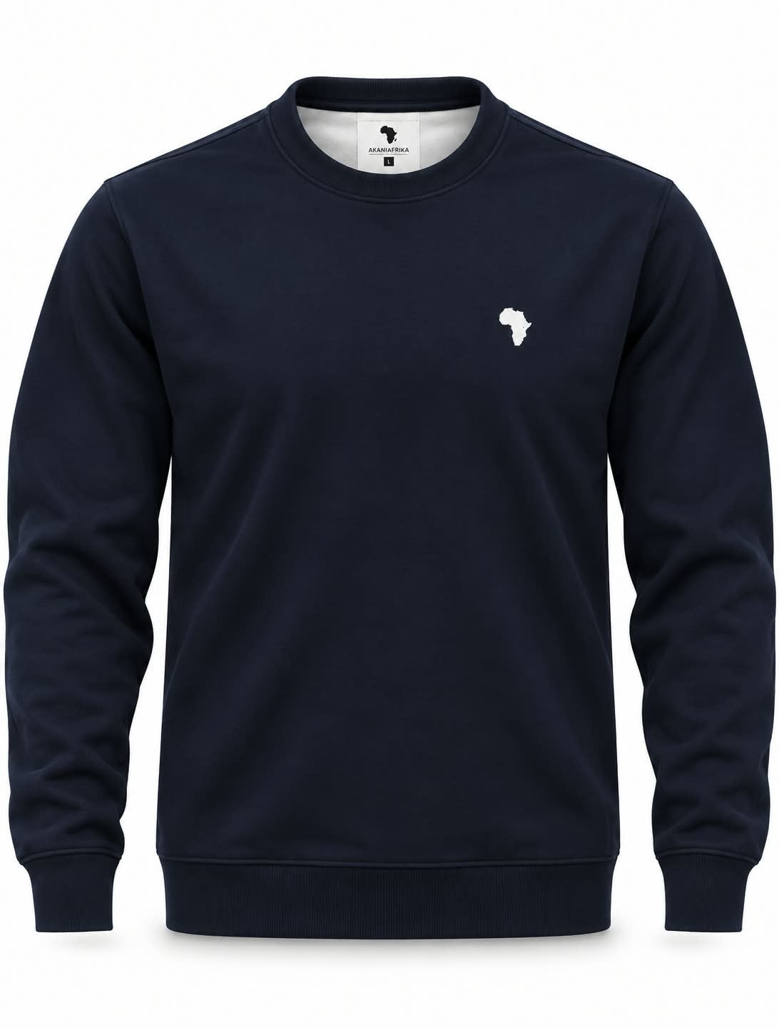 Navy Blue Flagship Logo Diamond Sweater