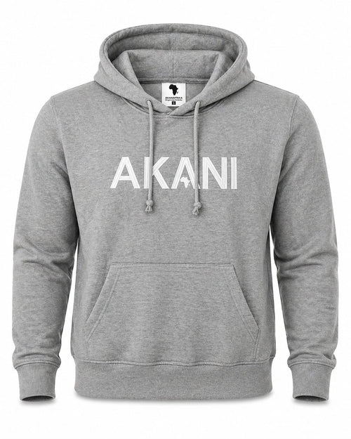 Grey Akani Bold Classic Hoodie
