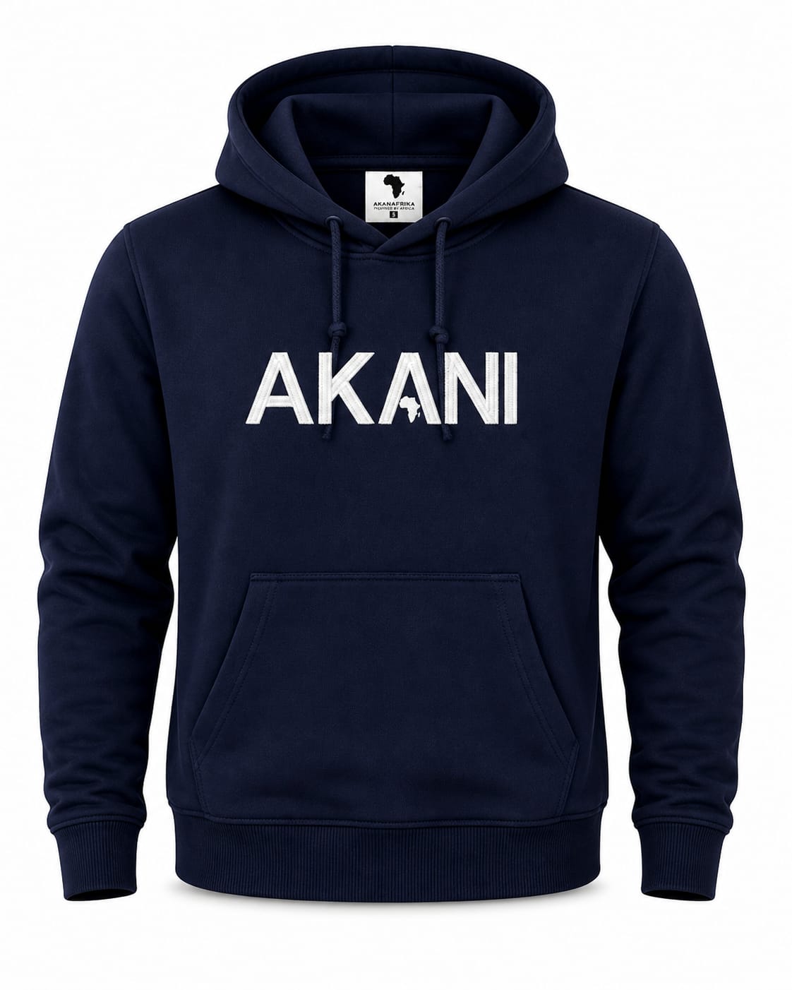 Navy Blue Akani Bold Classic Hoodie