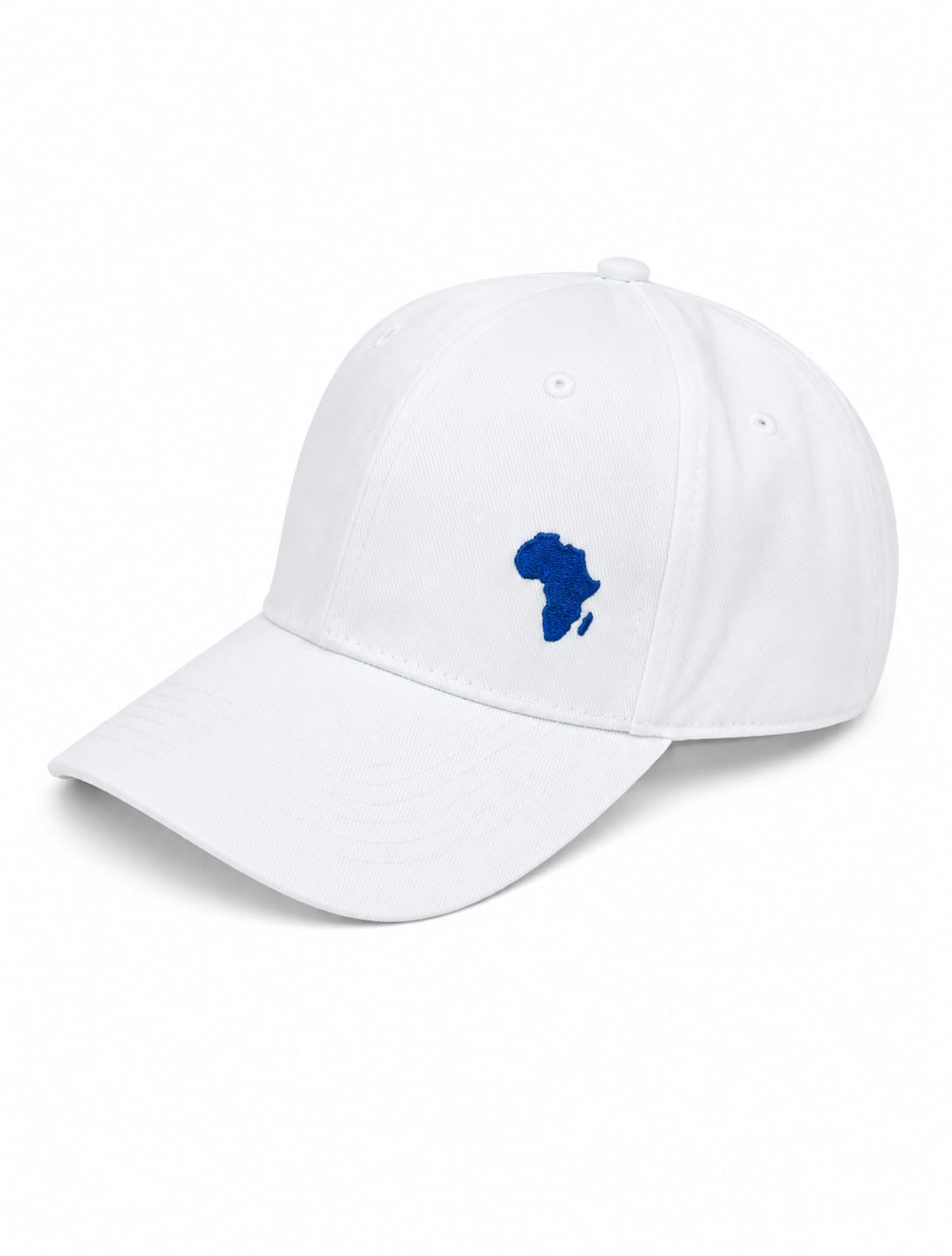 White with Navy Blue Logo Bantu-Blaze Cap