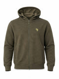 Military Green Bavuma Casual Zipper Jersey