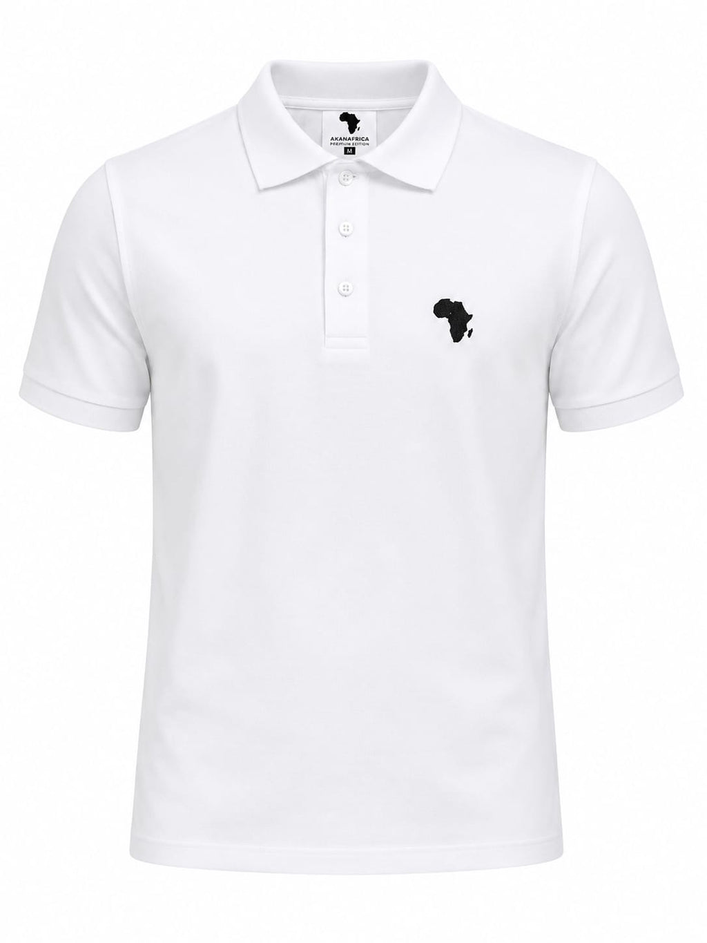 White with Black Logo Classic Vanguard Golfer