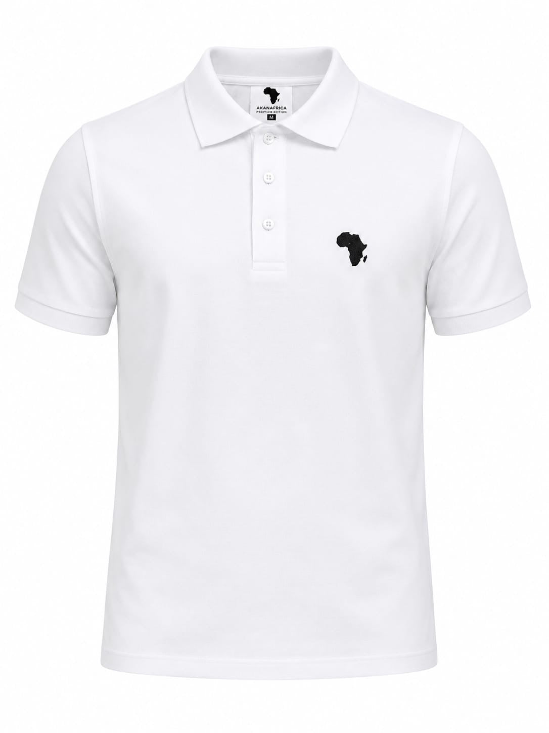 White with Black Logo Classic Vanguard Golfer