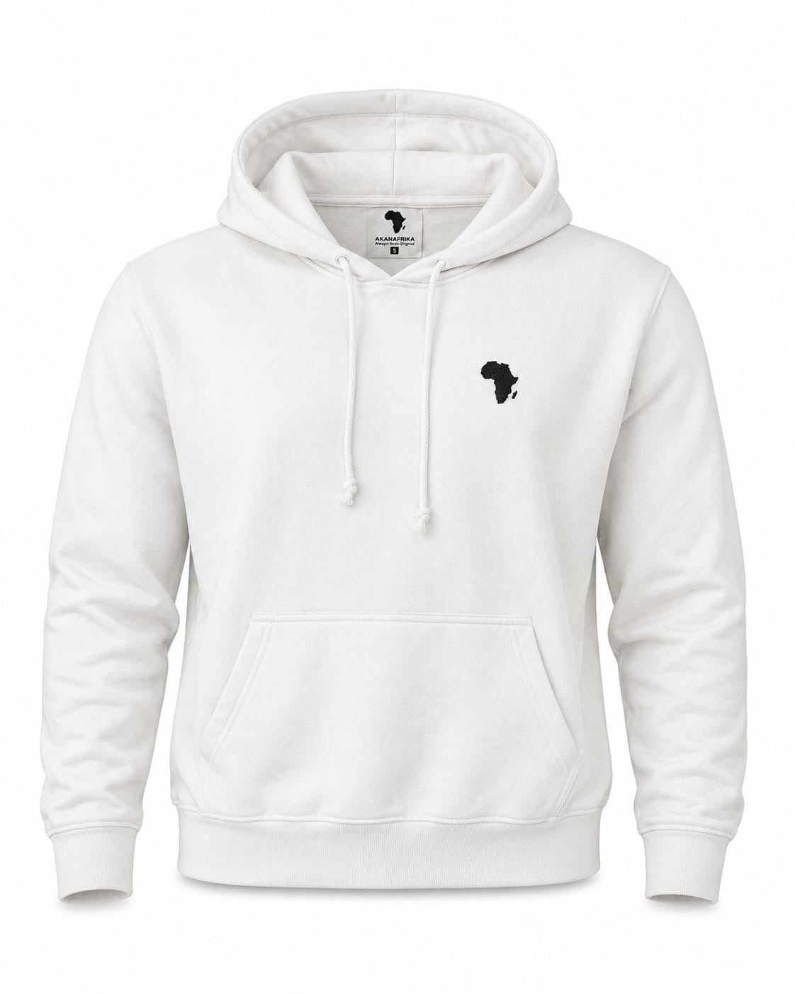 White Flagship Logo Classic Hoodie