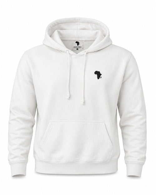 White Flagship Logo Classic Hoodie