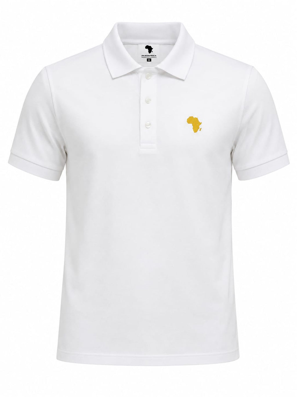 White with Gold Logo Classic Vanguard Golfer
