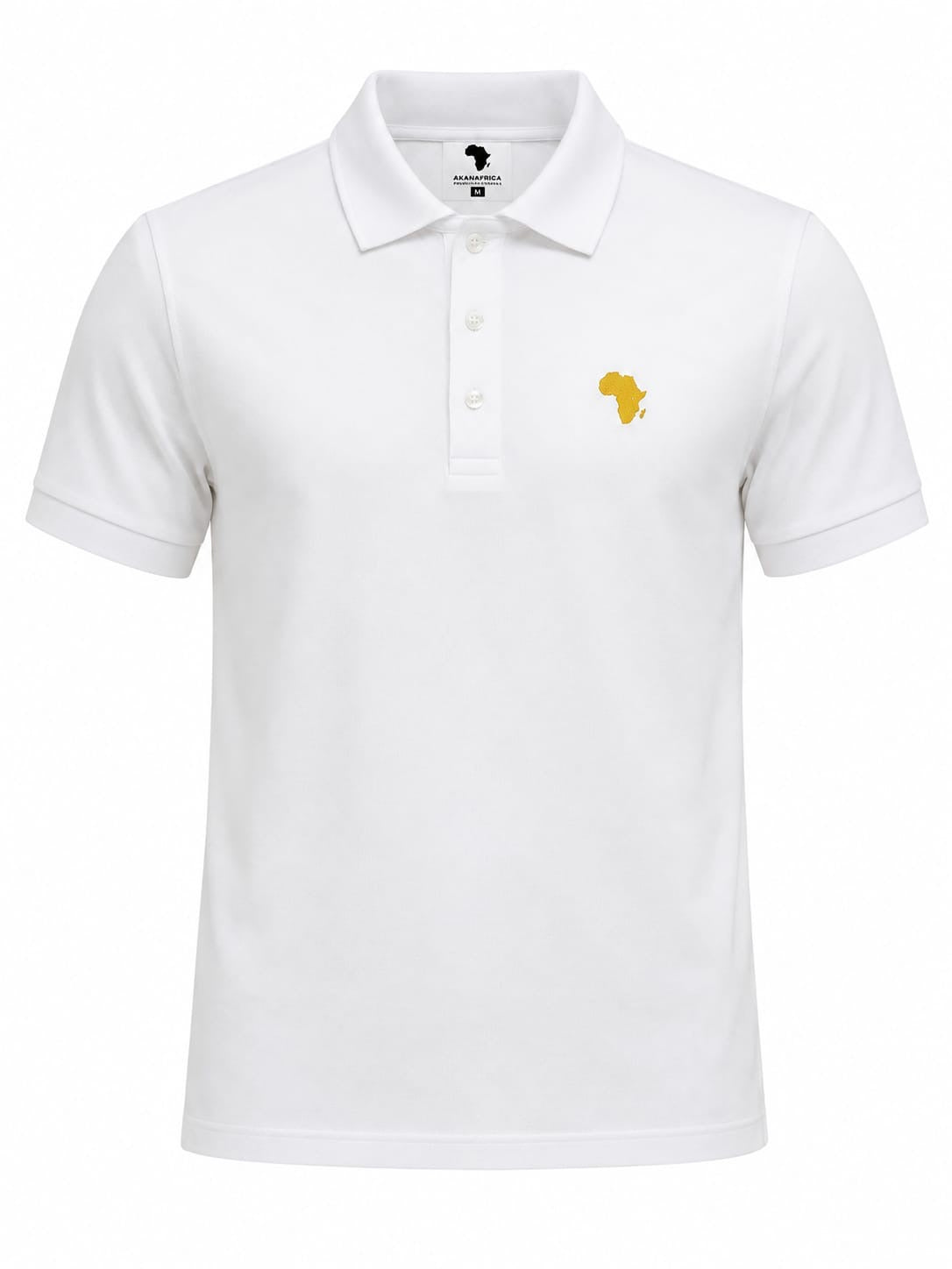 White with Gold Logo Classic Vanguard Golfer