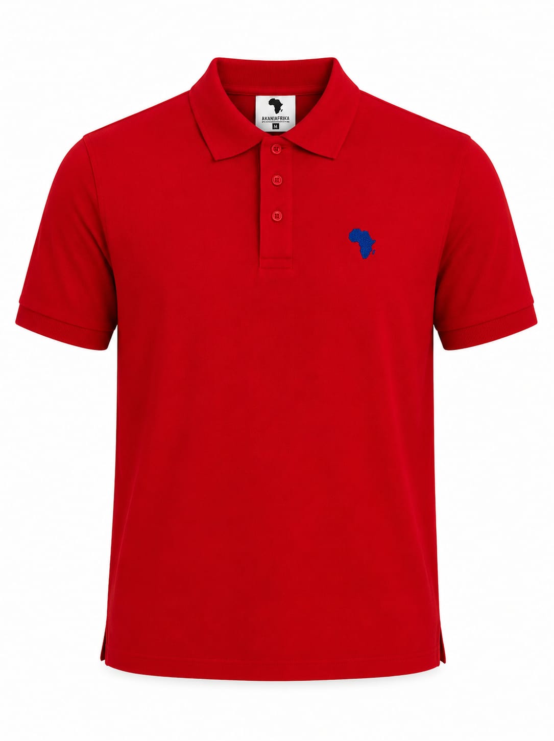 Red with Navy Blue Logo Classic Vanguard Golfer