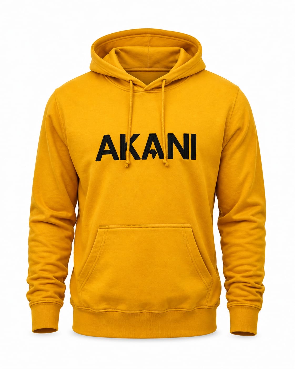 Yellow Akani Bold Classic Hoodie