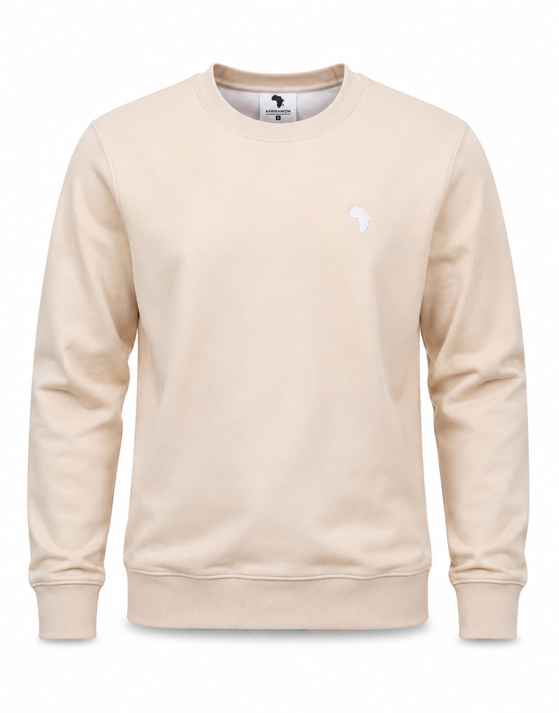 Cream Flagship Logo Diamond Sweater
